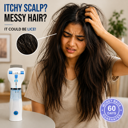 Electric Chemical-Free Head Lice Removal Comb