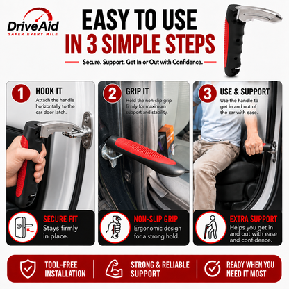 5-in-1 Car Support Handle with Window Breakerhh