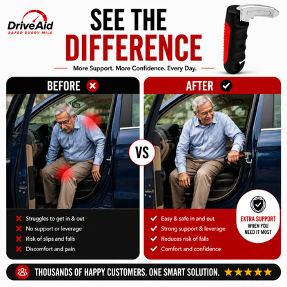 5-in-1 Car Support Handle with Window Breakerhh