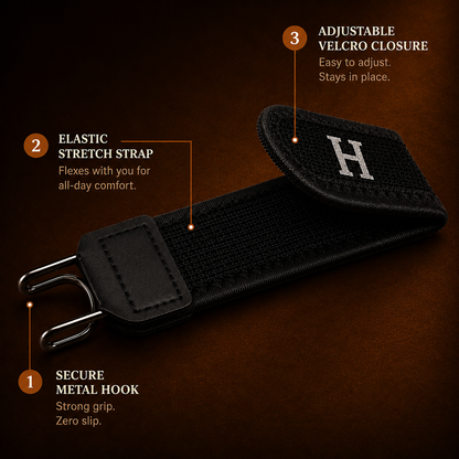 Carpediem Buckleless Belt, Adjustable Buckle-Free Belt.