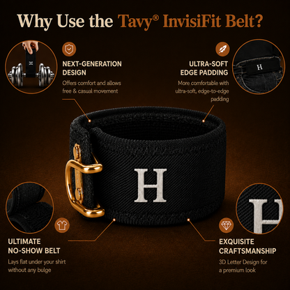 Carpediem Buckleless Belt, Adjustable Buckle-Free Belt.