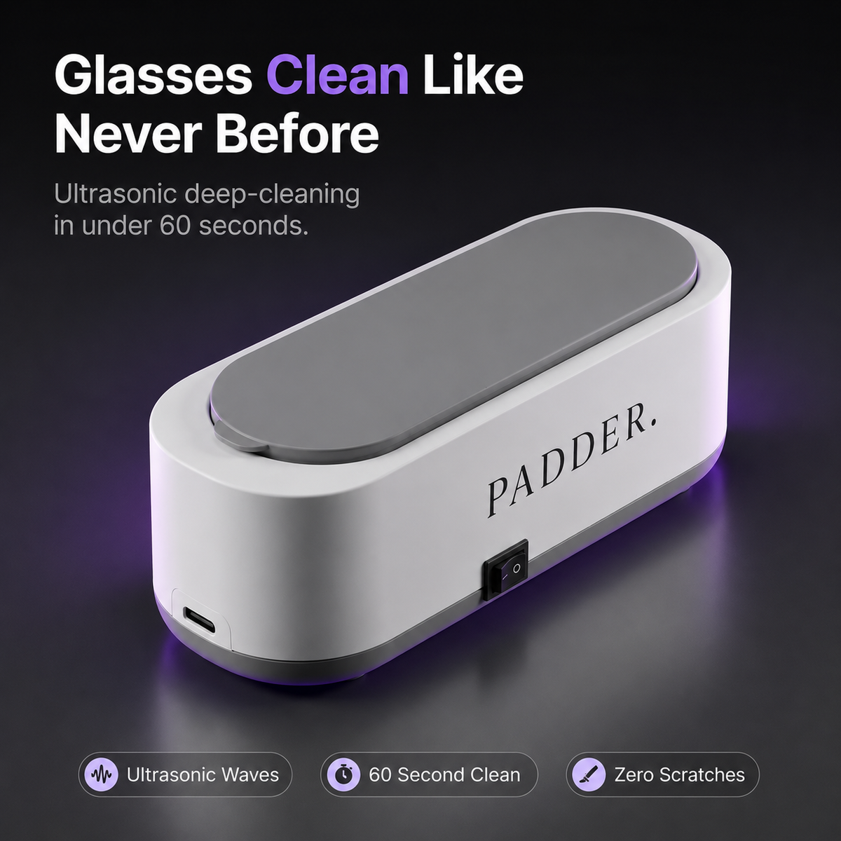 PADDER® — Portable Ultrasonic Cleaning, Simplified