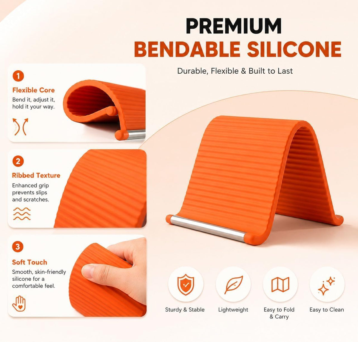 Foldable Silicone Phone Stand